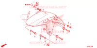 VOORSPATBORD voor Honda CBR 300 ABS 2017