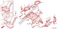 ACHTERSPATBORD / KNIPPERLICHT voor Honda PCX 125 2010