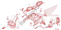 ACHTERSPATBORD / KNIPPERLICHT voor Honda PCX 150 2013