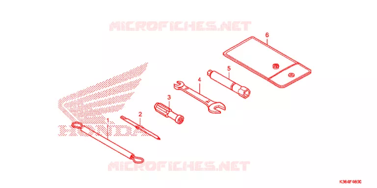 GEREEDSCHAP/ACCUVAK Honda SCOOTER 150 PCX 2016  WW150G