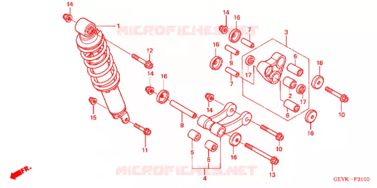 ACHTER KUSSEN(2) Honda MOTO 100 APE 2014  XZ1009