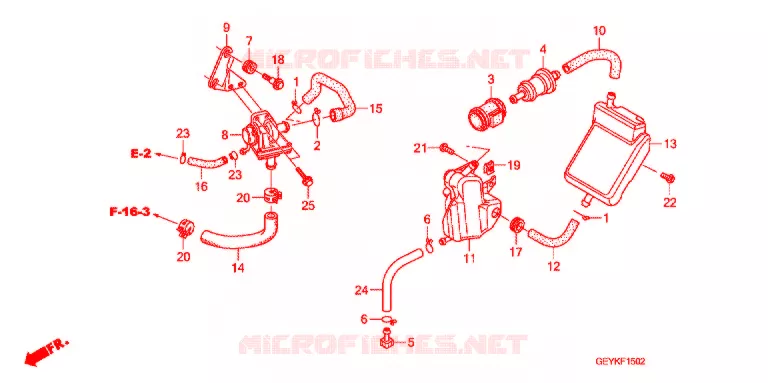 LUCHTKLEP - RESONATOR Honda MOTO 100 APE 2016  XZ1009