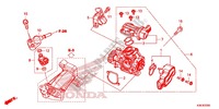 GASKLEP HUIS voor Honda PCX 125 2017