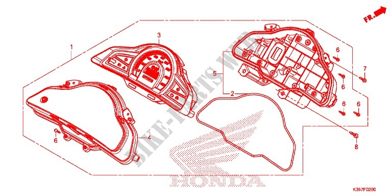 COMBINATIEMETER voor Honda PCX 125 2018 2018