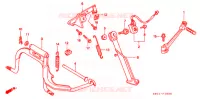 KICKSTARTER ARM/STANDAARD voor Honda WW 50 TOPIC FLEX 1995