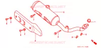 UITLAATDEMPER(2) voor Honda WW 50 TOPIC FLEX 1995