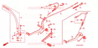 PEDAAL/KICKSTARTER ARM voor Honda APE 50 2006