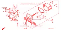 ACHTERLICHT(2) voor Honda GORILLA 50 TYPE 6 1987