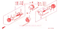 KNIPPERLICHT(2) voor Honda GORILLA 50 TYPE 6 1987