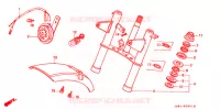 VOOR VORK/VOOR STROOMLIJNKAP (MONKEY) voor Honda GORILLA 50 TYPE 6 1987