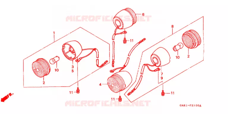 KNIPPERLICHT(2) Honda MOTO 50 MONKEY 1991  Z50JM_M