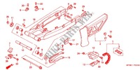 ZWAAI ARM/KETTINGKAST voor Honda XR 650 L 2002