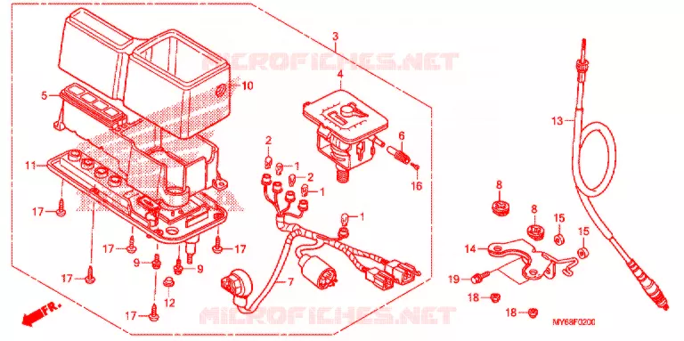 COMBINATIEMETER Honda MOTO 650 XR 2011  XR650L9