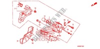 ACHTER REMKLAUW voor Honda XR 650 L 2012