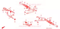 OPSTAP/PEDAAL voor Honda XR 650 L 1996