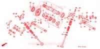 NOKKENAS/KLEP voor Honda XR 650 L 1997