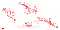 OPSTAP/PEDAAL voor Honda XR 650 L 1997