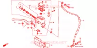 VOORREM HOOFDCILINDER voor Honda XR 650 L 1997