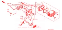 ACHTERLICHT(2) voor Honda XR 650 L 1998