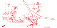 HENDEL PIJP/BOVENSTE BRUG (2) voor Honda XR 650 L 1998
