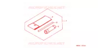 GEREEDSCHAP/ACCUVAK voor Honda XR 650 2006