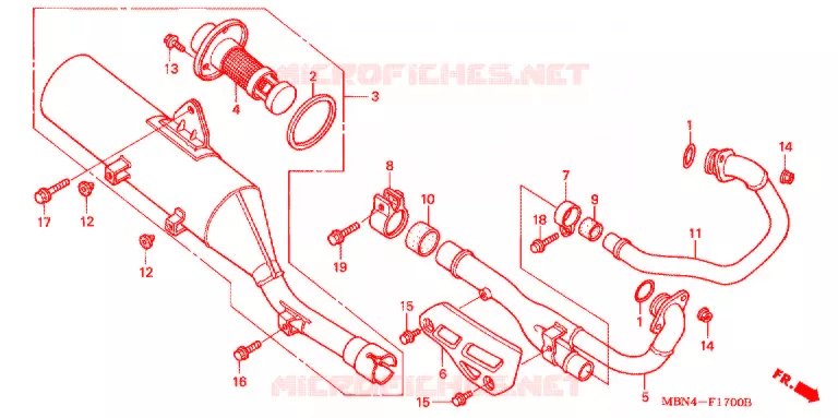 UITLAATDEMPER(2) Honda MOTO 650 XR 2000  XR650RY