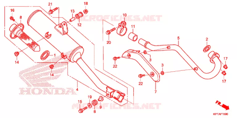 UITLAATDEMPER(2) Honda MOTO 150 CRF 2015  CRF150FF