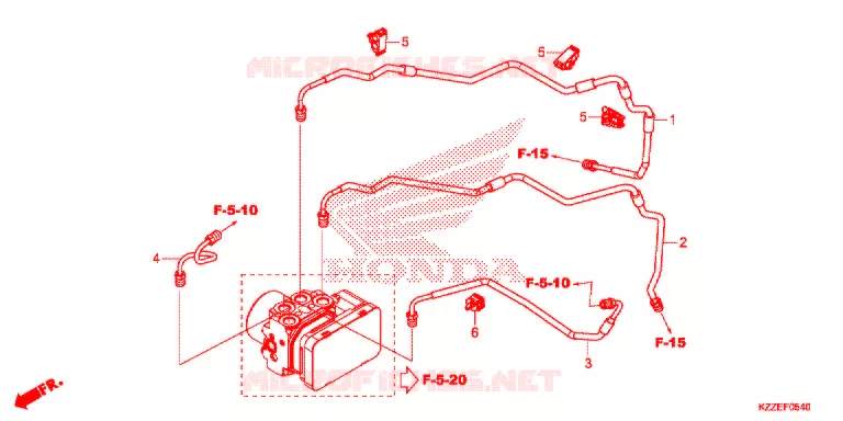 A. REM SLANG/REMPIJP Honda MOTO 250 CRF 2019  CRF250RLAJ