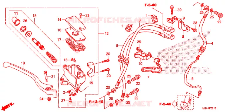 REMPOMP VOOR Honda MOTO 750 SHADOW 2019  VT750CSJ