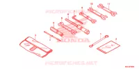 GEREEDSCHAP/ACCUVAK voor Honda CROSSTOURER 1200 DCT ABS RED 2018