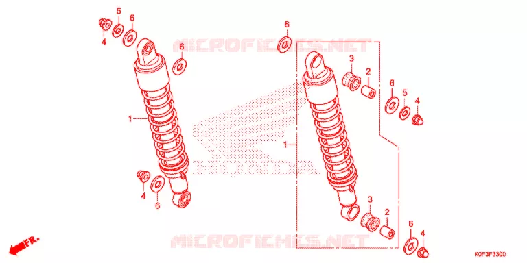 ACHTER KUSSEN(2) Honda MOTO 125 MONKEY 2021  Z125MAK