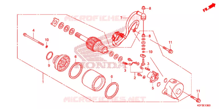 STARTMOTOR Honda MOTO 125 MONKEY 2018  Z125MAK