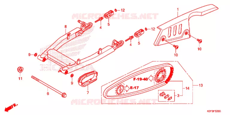 ZWAAI-ARM/KETTINGKAST Honda MOTO 125 MONKEY 2018  Z125MAK