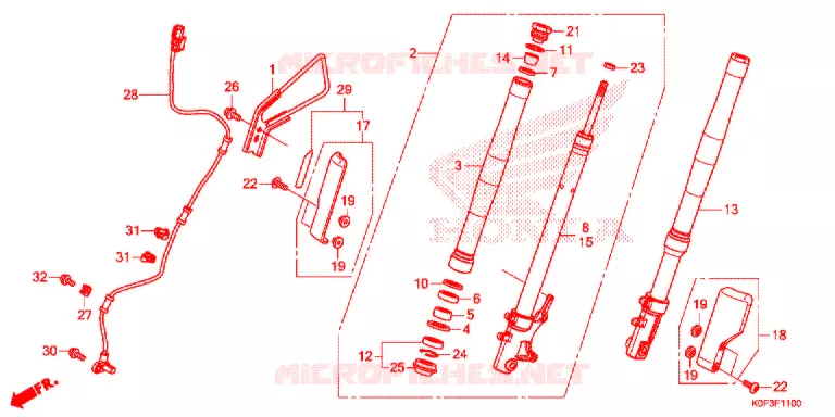 VOOR VORK Honda MOTO 125 MONKEY 2021  Z125MK