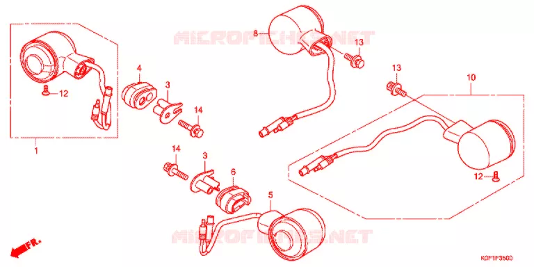 KNIPPERLICHT Honda MOTO 125 MONKEY 2020  Z125MAK