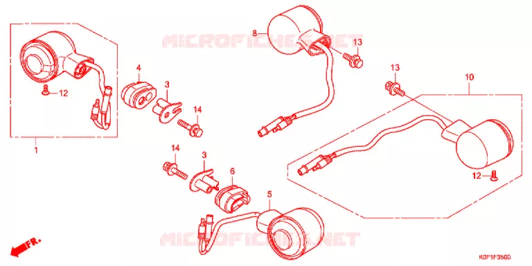 KNIPPERLICHT Honda MOTO 125 MONKEY 2018  Z125MK