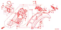 ACHTER STROOMLIJNKAP voor Honda CB 1100 EX ABS, E Package 2016