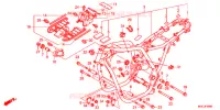 FRAME CHASSIS voor Honda CB 1100 EX ABS, E Package 2016