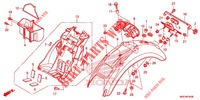 ACHTERSPATBORD  (CB1100TA/TAD) voor Honda CB 1100 T DCT ABS 2017