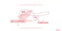 EMBLEEM/STREEP voor Honda CB 1100 EX ABS PROMINENCE RED 2017