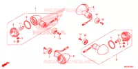 KNIPPERLICHT voor Honda CB 1100 EX ABS PROMINENCE RED 2017
