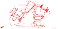BOVEN KAP voor Honda CBR 1000 RR ABS RED 2018