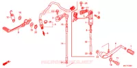 OPSTAP/PEDAAL voor Honda CBR 1000 RR ABS RED 2018