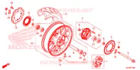 ACHTER WIEL voor Honda CB 500 F 2017