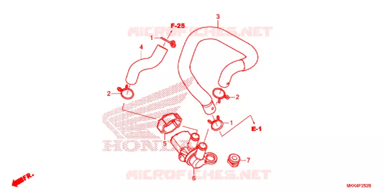LUCHTINJECTIE SOLENOIDEKLEP Honda MOTO 1000 AFRICA-TWIN 2018  CRF1000AJ