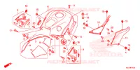 BOVENSTE BESCHUTTING voor Honda CBR 600 RR RED 2017