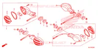 KNIPPERLICHT voor Honda CBR 600 RR RED 2017