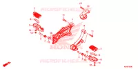 OPSTAP/PEDAAL voor Honda REBEL 300 ABS 2018