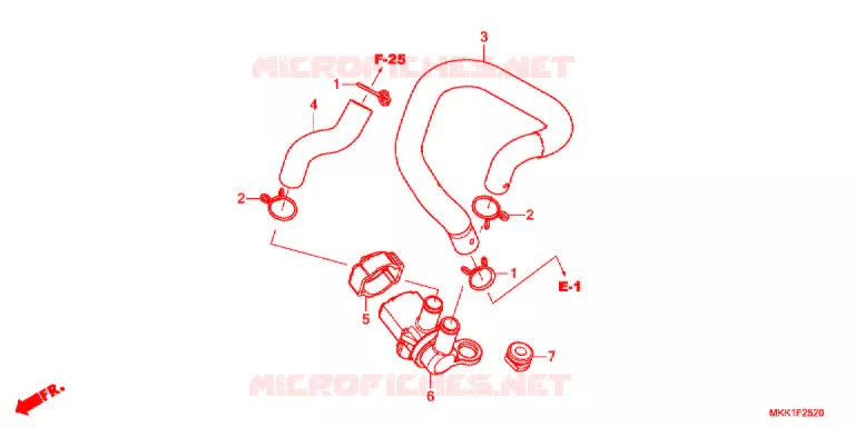 LUCHTINJECTIE SOLENOIDEKLEP Honda MOTO 1000 AFRICA-TWIN 2018  CRF1000AJ