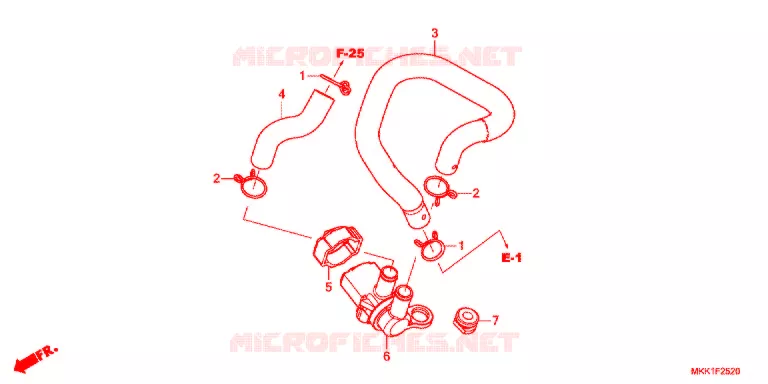 LUCHTINJECTIE SOLENOIDEKLEP Honda MOTO 1000 AFRICA-TWIN 2018  CRF1000DJ
